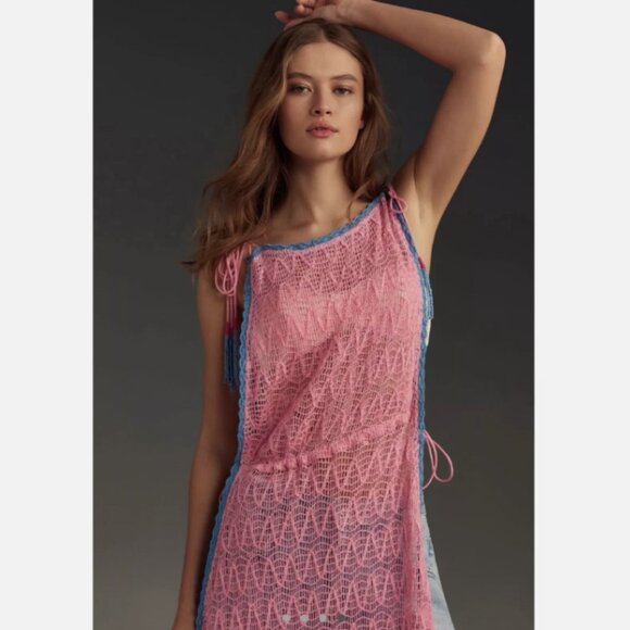 HOST PICK: Brand New By Anthropologie Crochet Side-Slit Tunic - Picture 3 of 9